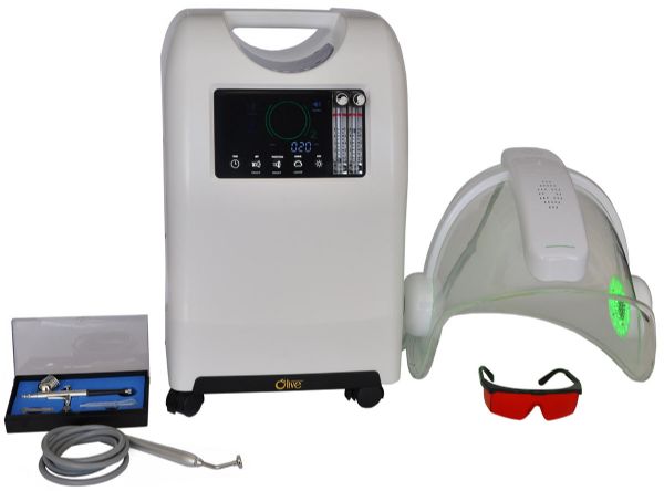 GENERÁTOR KYSLÍKU OLIVE BEAUTY COMFORT s LED helmou GENERÁTOR KYSLÍKU OLIVE BEAUTY COMFORT s LED helmou